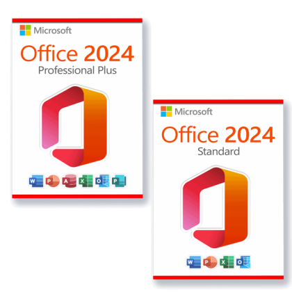 Microsoft Office 2024 Standard + Microsoft Office 2024 Professional Plus license for 3 devices